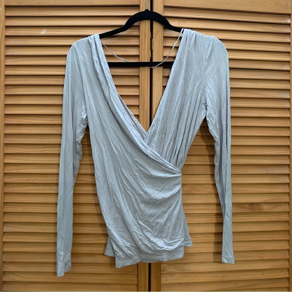Free People Gray Long Sleeve Size Medium